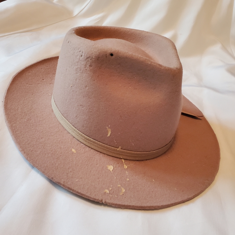 Distressed Lack Of Color Hat